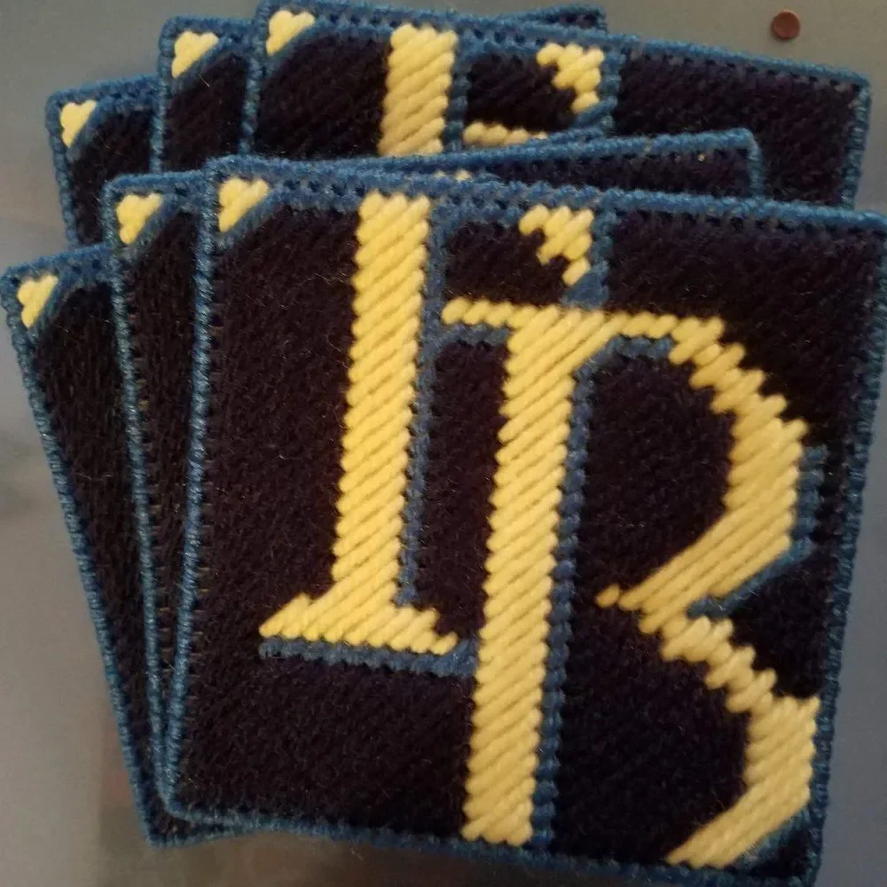 Tampa Bay Rays Baseball Team Logo Drink Coasters Blue & White – Set of 6